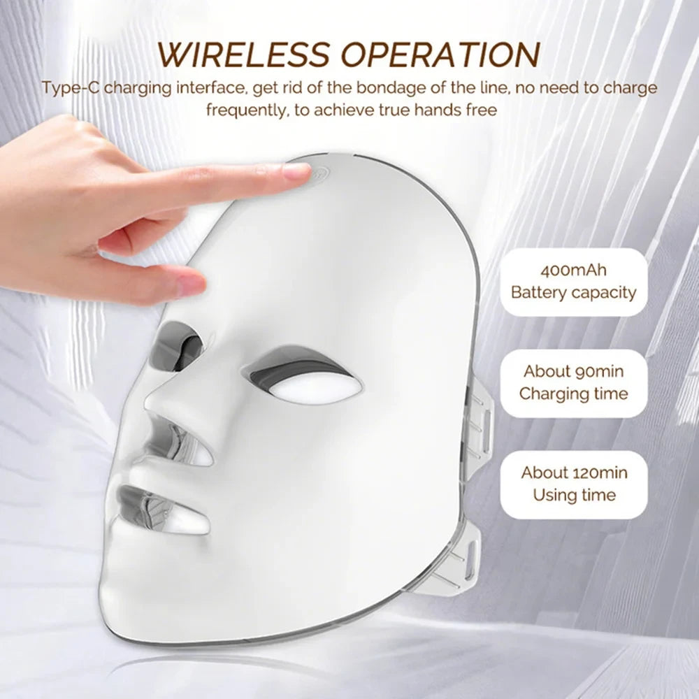 7-Color Photon LED Facial Mask