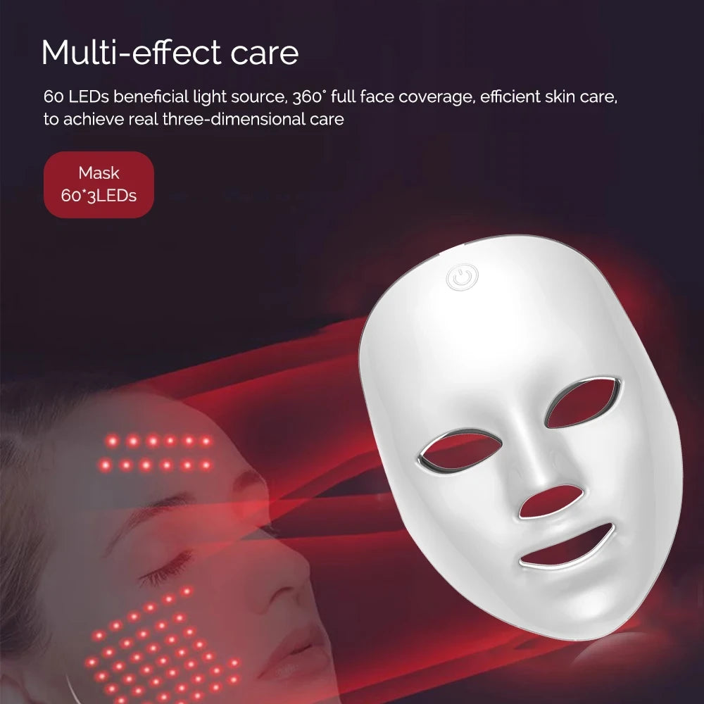 7-Color Photon LED Facial Mask